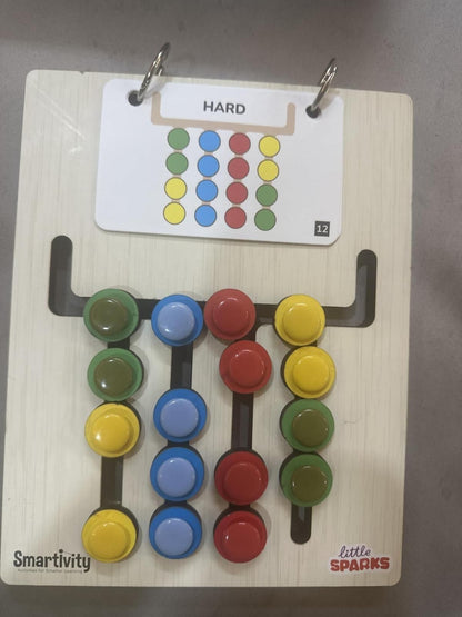 Colour Coder - Kids Montessori Slide Puzzle Game Color & Pattern Matching Learning Toys for Kids